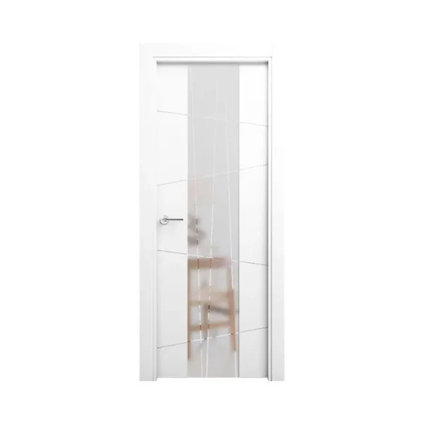 Puerta lacada blanca modelo 970