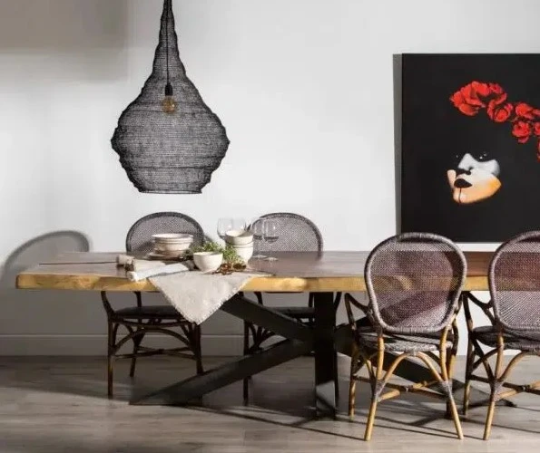 Mesa de comedor natural madera de Suar