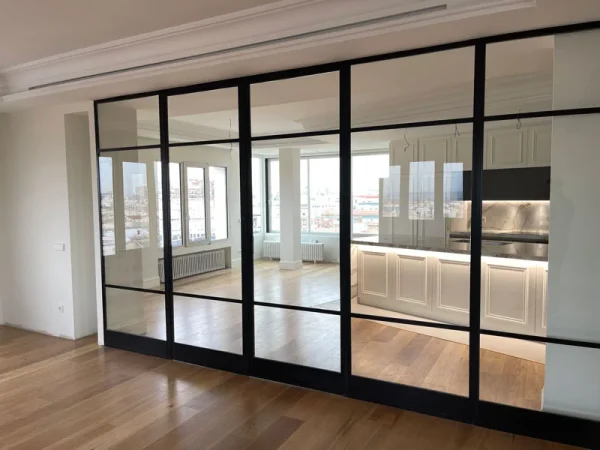 Cerramiento cristal cocina salon